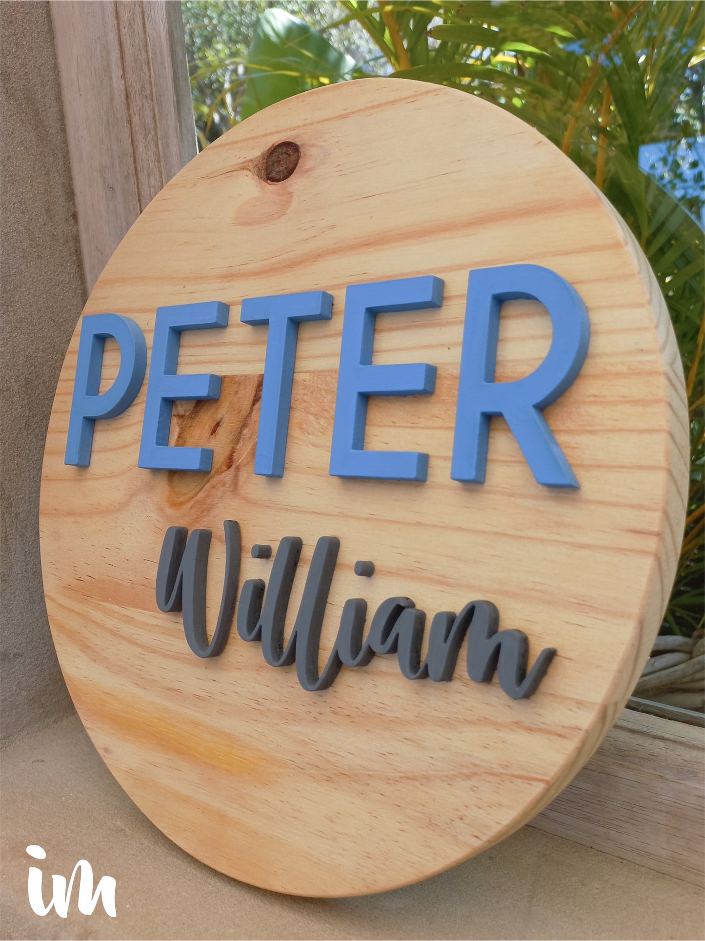 CUSTOM NAME PLAQUE
