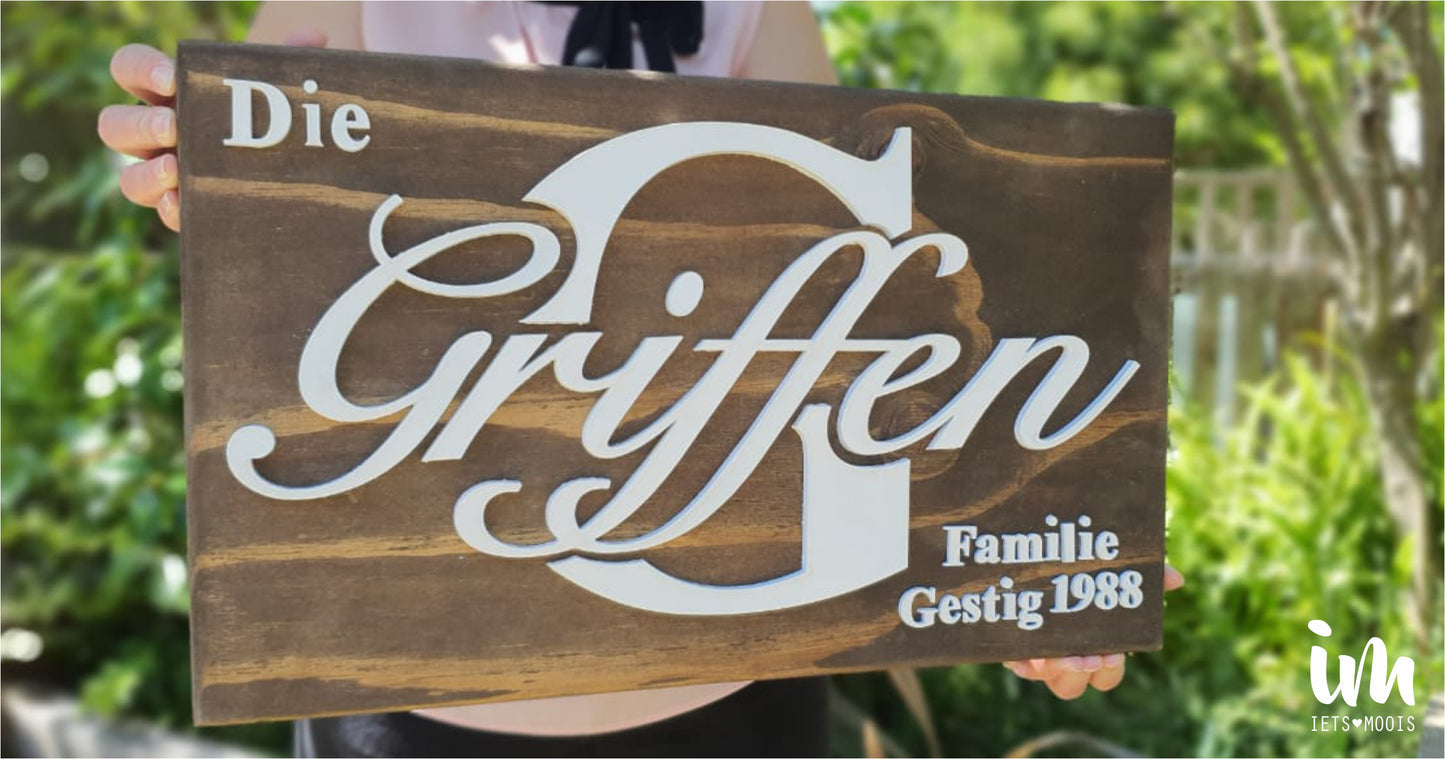 LETTER & NAME SIGN - 1