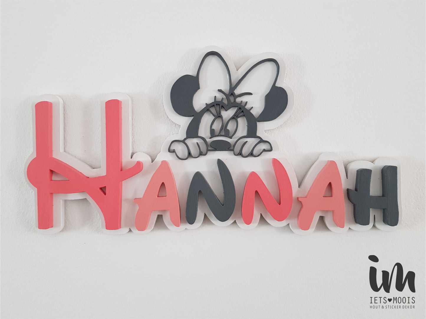 RAISED NAME - Minnie