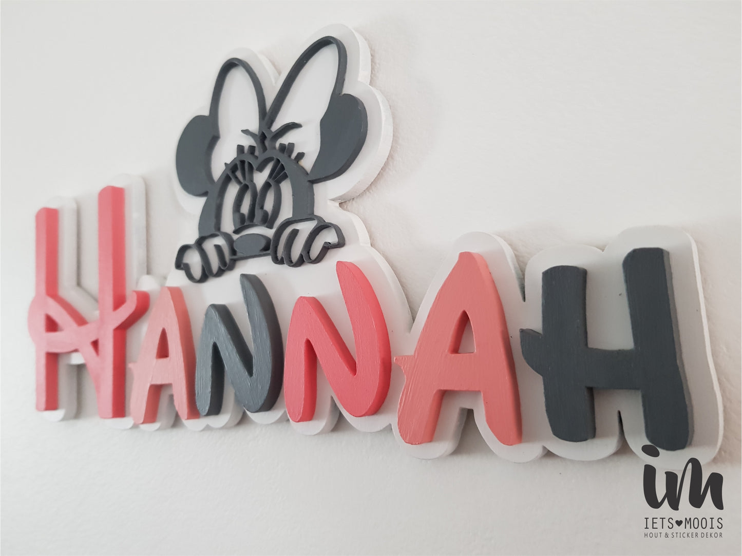 RAISED NAME - Minnie