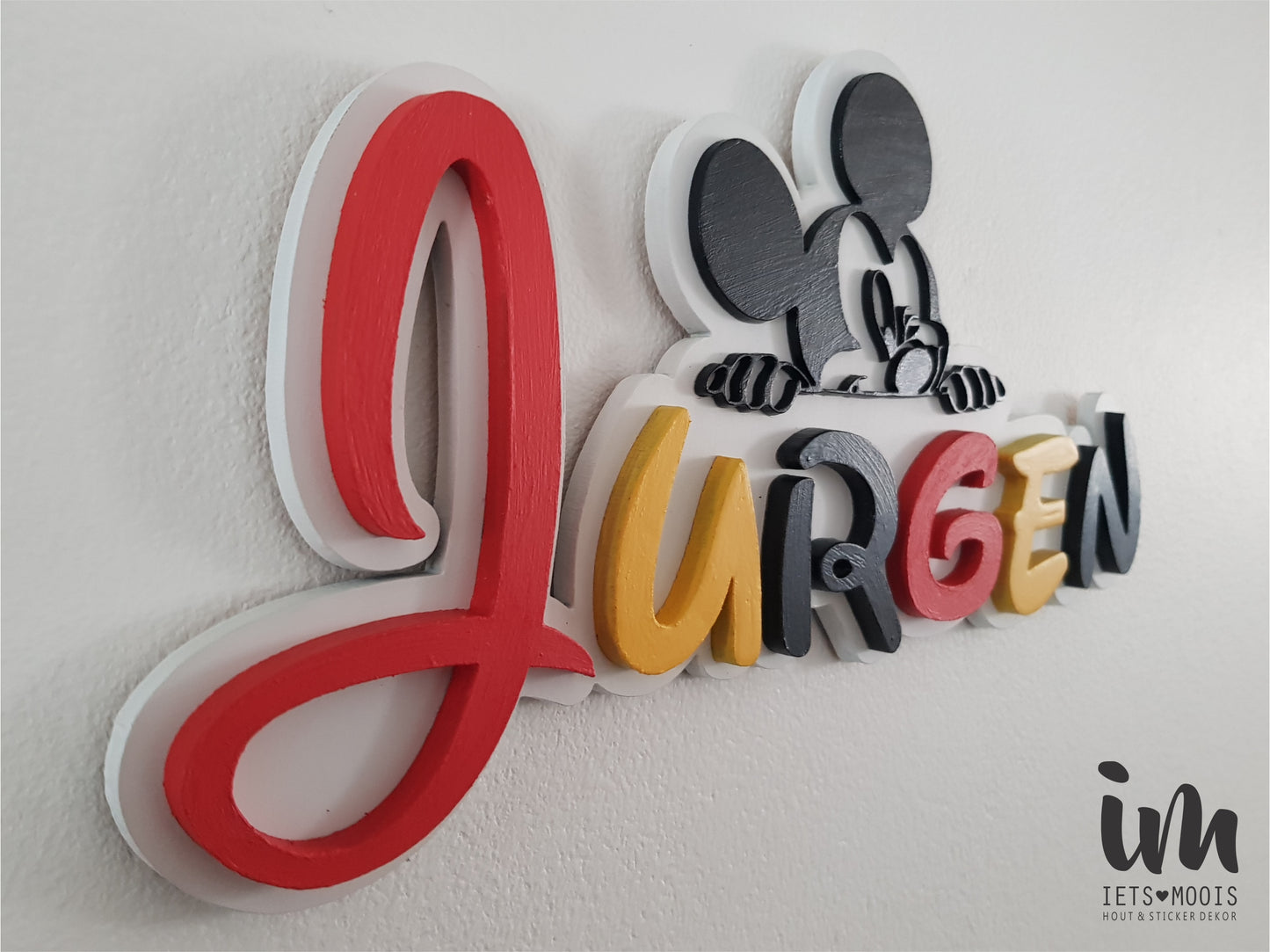 RAISED NAME - Mickey