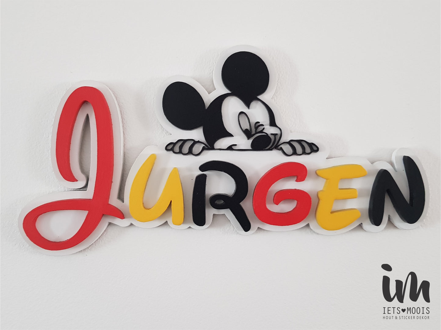 RAISED NAME - Mickey