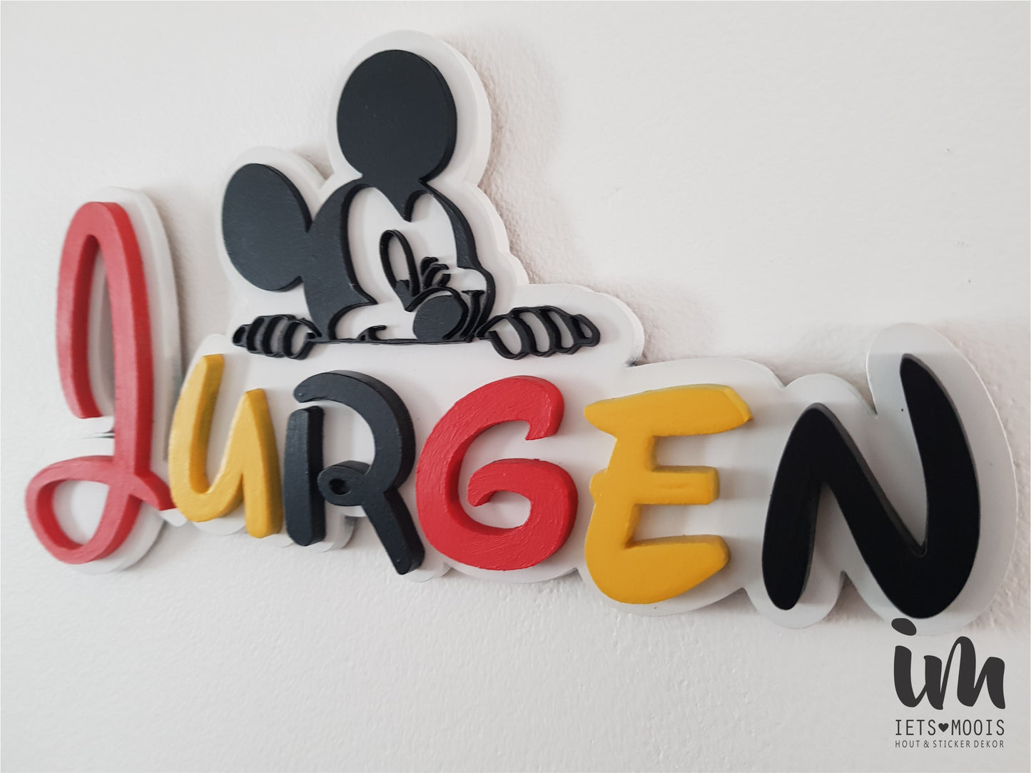 RAISED NAME - Mickey