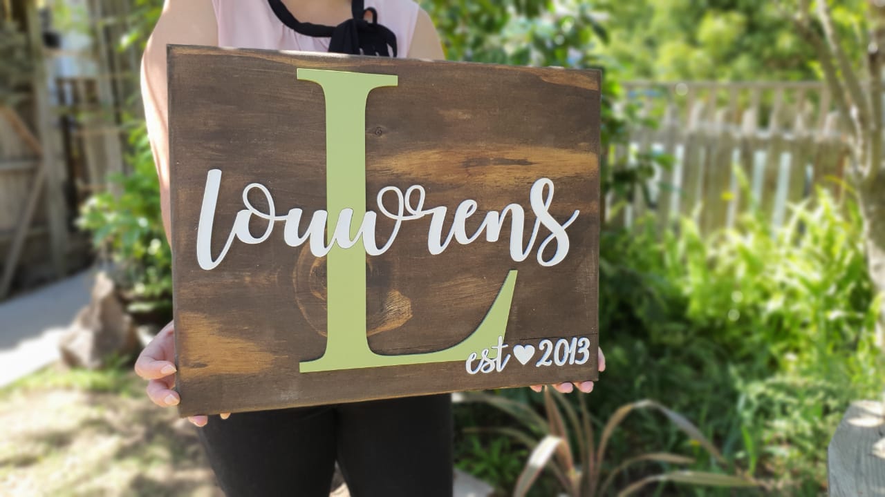 LETTER & NAME SIGN - 2