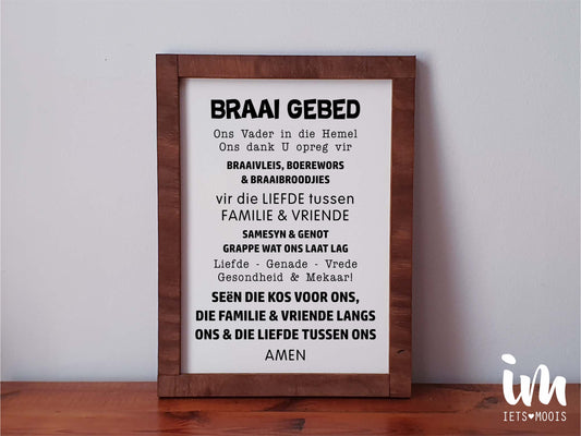 S003 - BRAAI GEBED