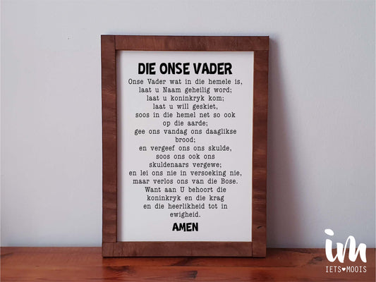 S005 - DIE ONSE VADER